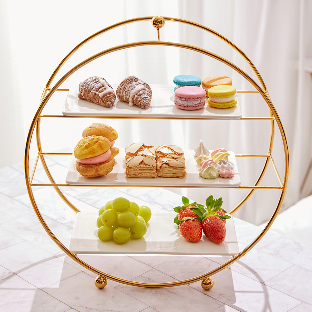 애프터눈티세트 3단 트레이 치즈플레이트 - 상품 이미지