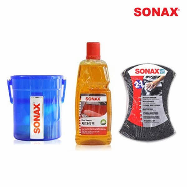 SONAX 소낙스 셀프 세차용품 3종 입문 세트 - 메인 이미지