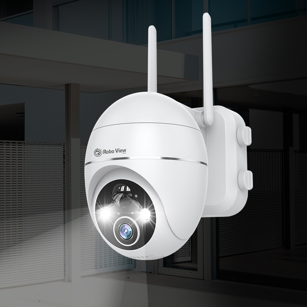 글로벌아이넷 로보뷰 S3 홈 CCTV 무선 배터리 300만화소 충전식 태양광패널 실내.외 - 상품 이미지