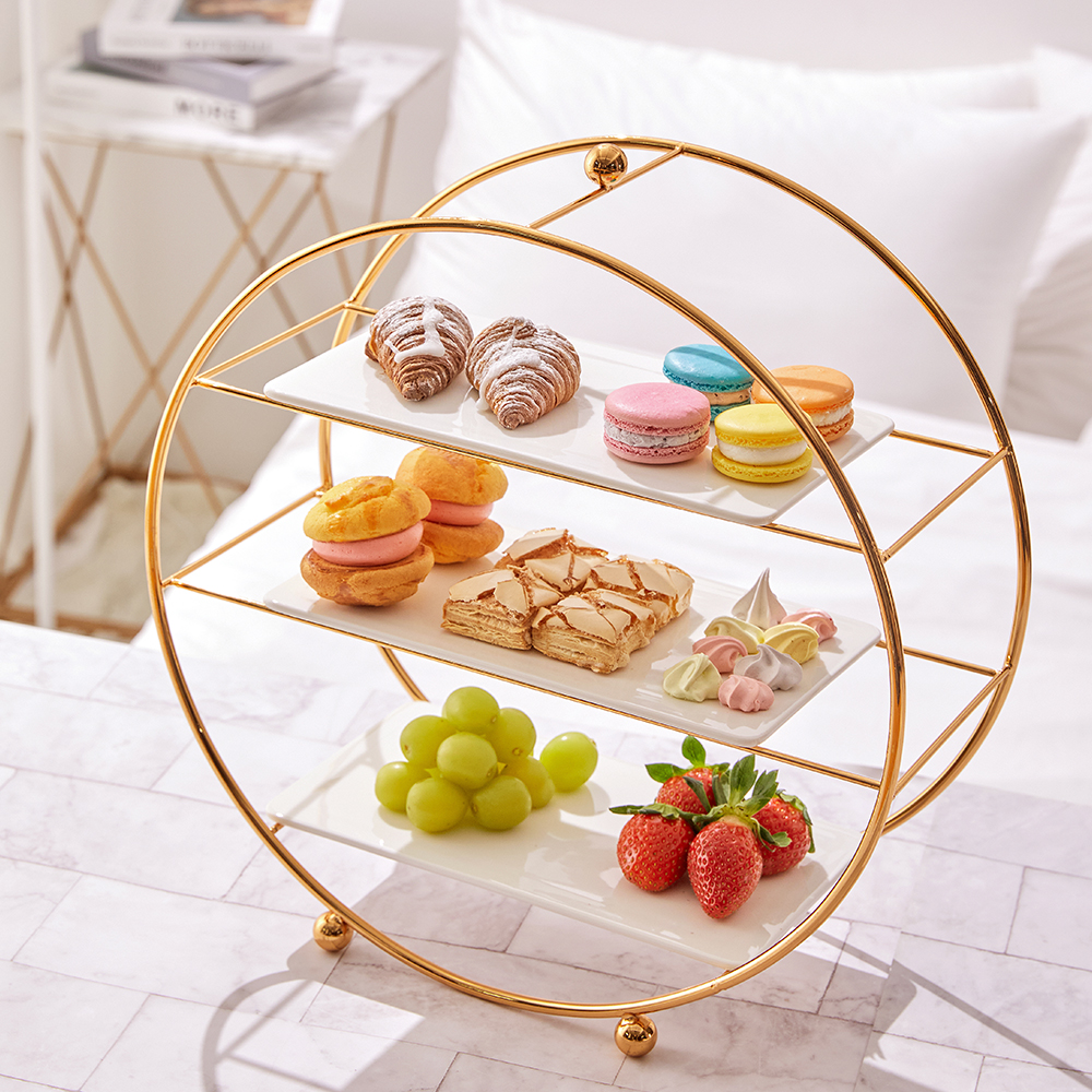 애프터눈티세트 3단 트레이 치즈플레이트 - 상세 이미지 4