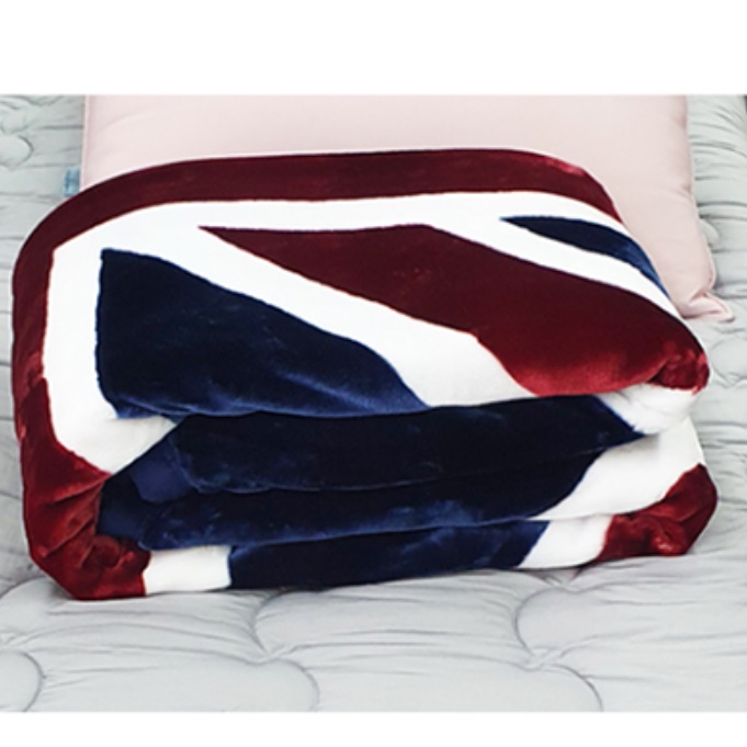 두꺼운담요 캠핑용이불 유니온잭담요 영국국기담요