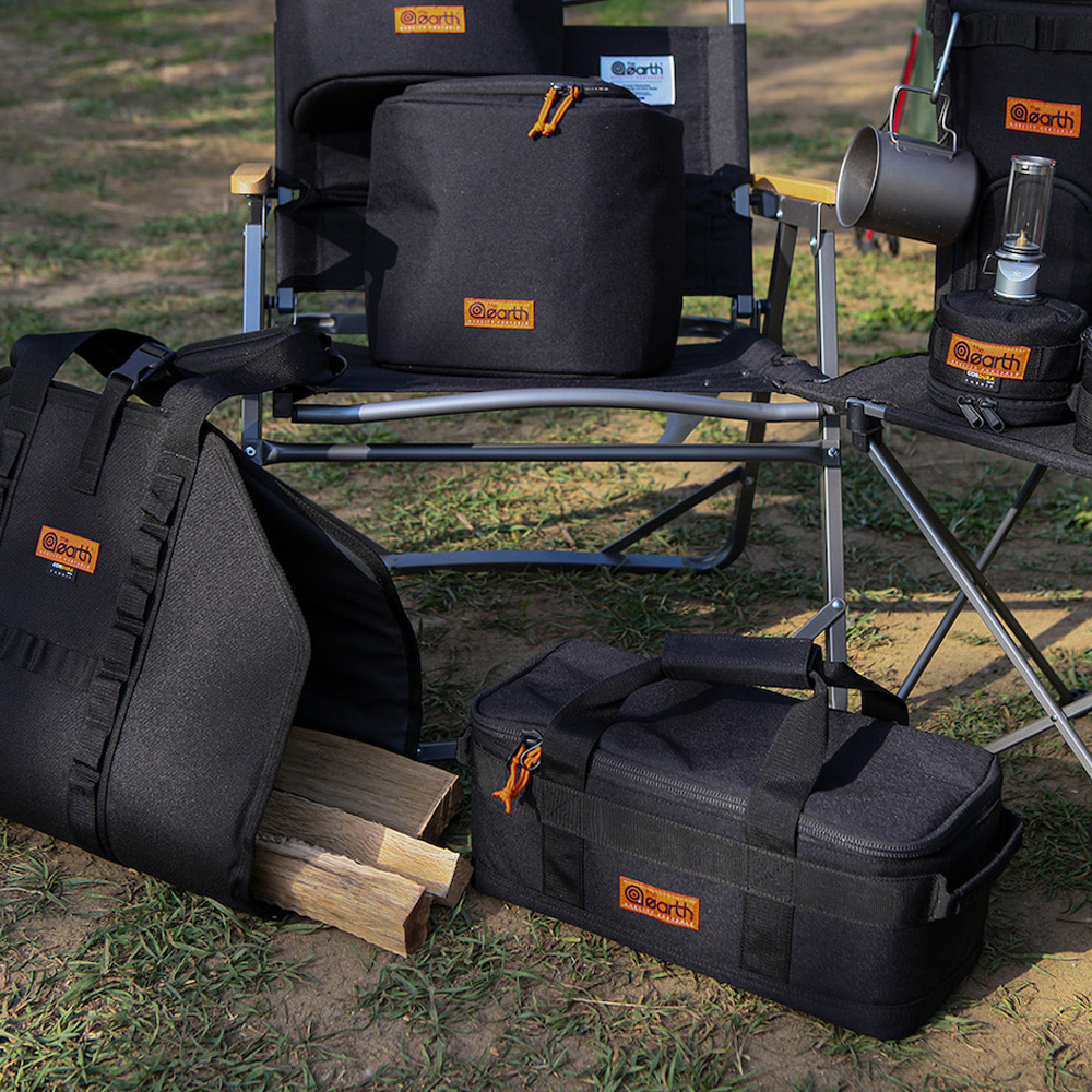 디얼스 툴 케이스 30 팩가방 코듀라 캠핑 용품 소품 장비 공구 수납 백 가방 블랙