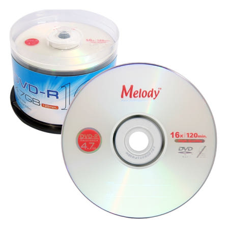 멜로디 DVD-R 4.7GB 16x 케익 (50장)