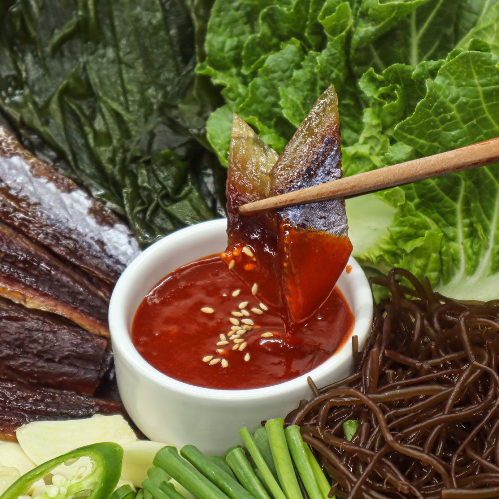 집에서먹자 포항 구룡포 꽁치 손질 햇 제철 과메기 건조 야채세트 - 상세 이미지 3