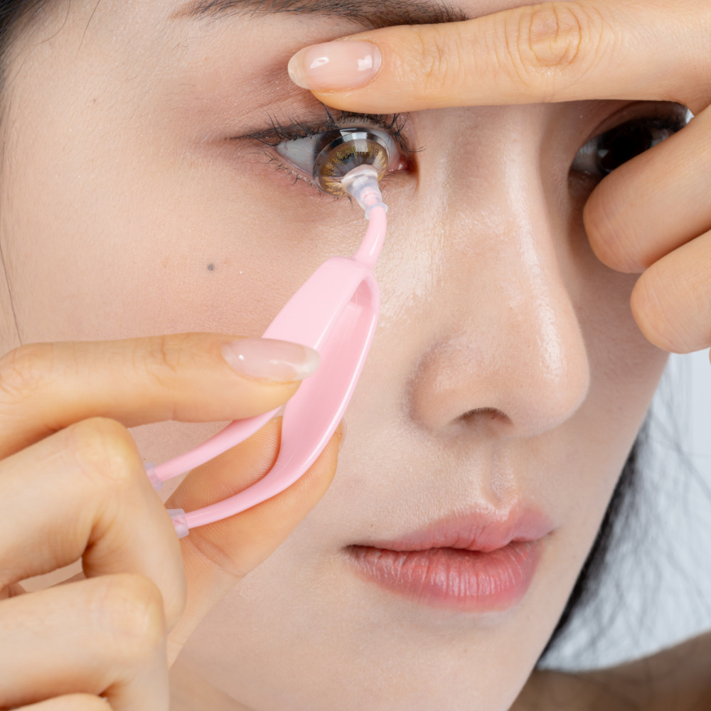 메루루 렌즈 끼는 도구 빼는 도구 소프트 원데이 렌즈 집게 케이스 보관함 흡착봉 뽁뽁이 이미지 8