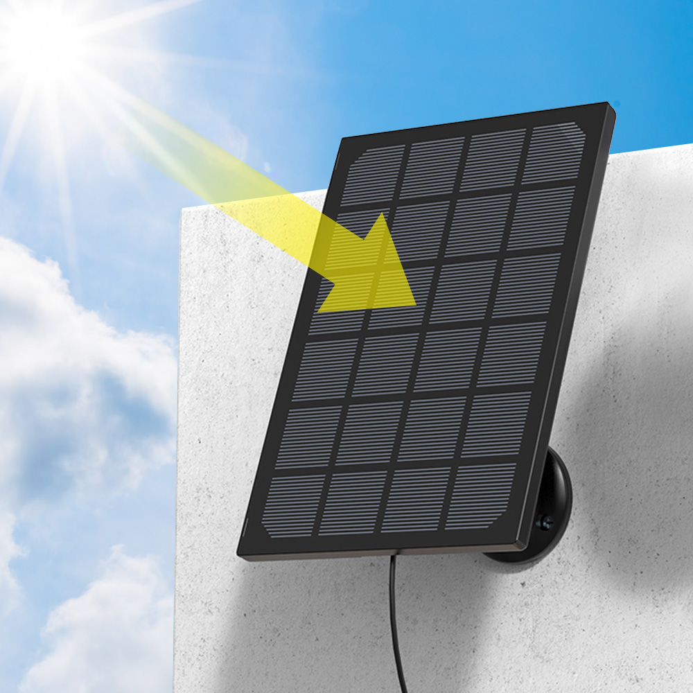 글로벌아이넷 로보뷰 3W 태양광패널 CCTV IP 카메라 5V