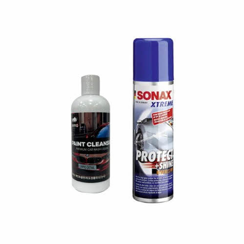 SONAX 소낙스 익스트림 프로텍트 플러스 샤인 210ml + 림피오 건식 페인트클렌저 300ml - 메인 이미지