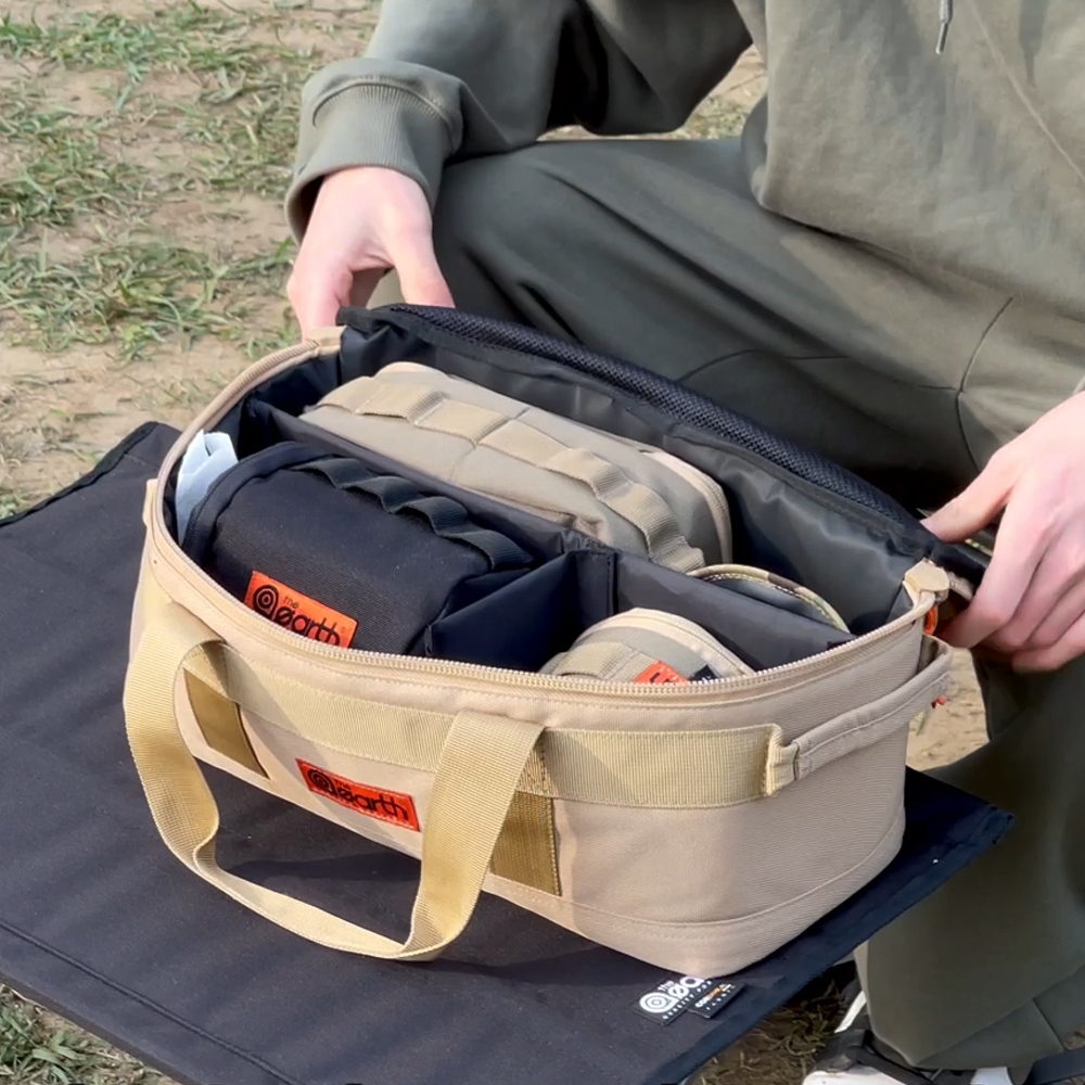 디얼스 툴 케이스 30 팩가방 코듀라 캠핑 용품 소품 장비 공구 수납 백 가방 블랙