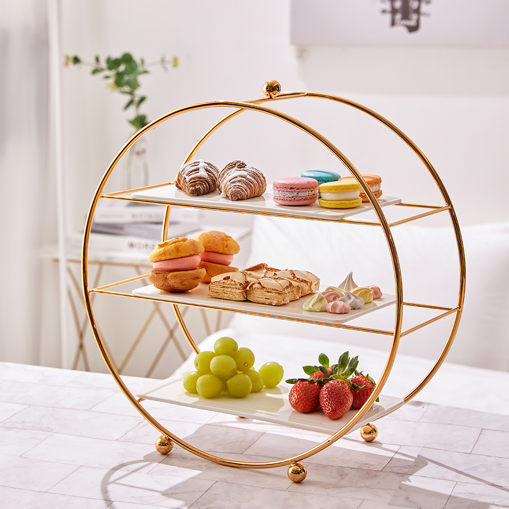 애프터눈티세트 3단 트레이 치즈플레이트 - 상세 이미지 3