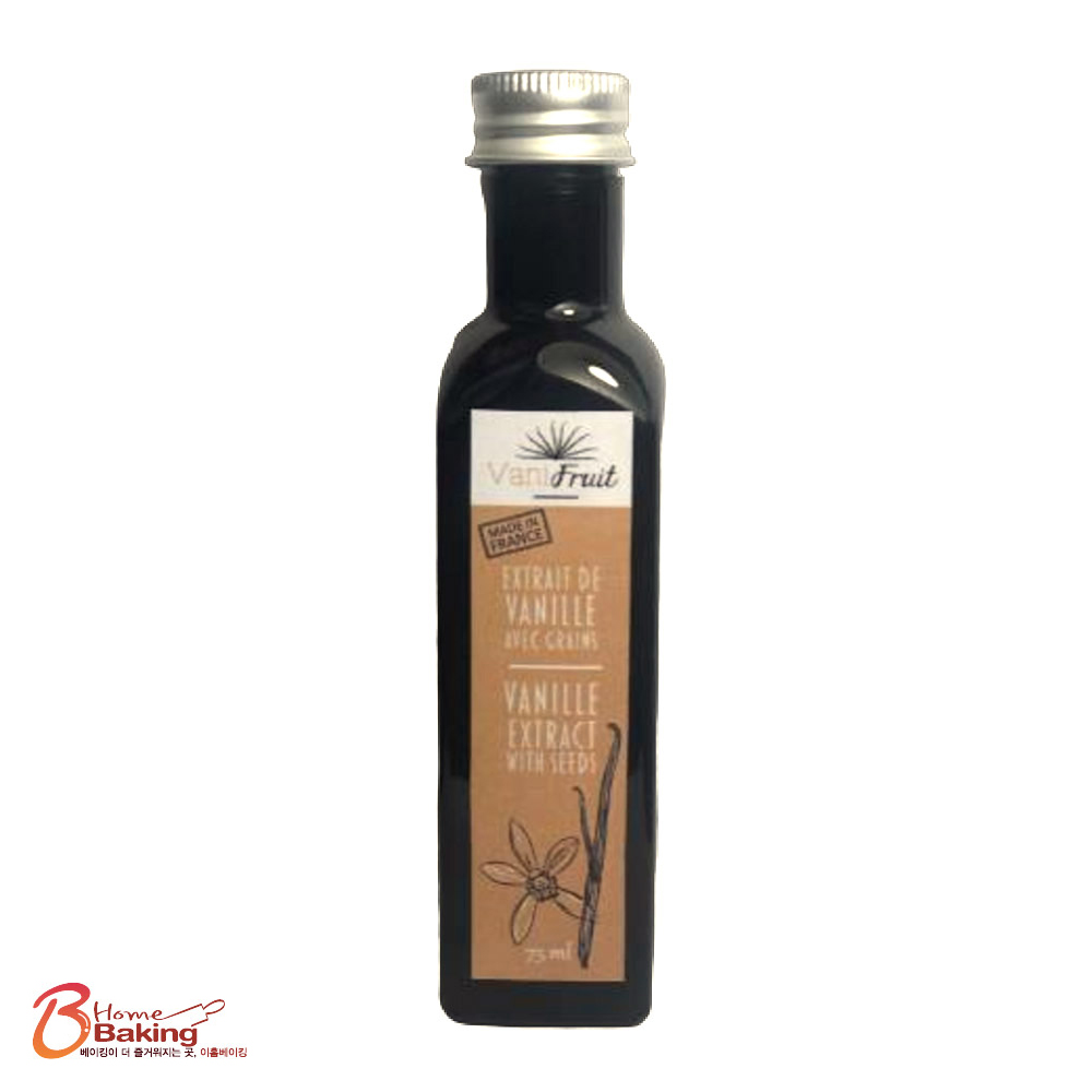 바니프뤼바닐라익스트랙 75ml 천연 바닐라빈 향신료 착향료 에센스 페이스트 추출물 - 메인 이미지