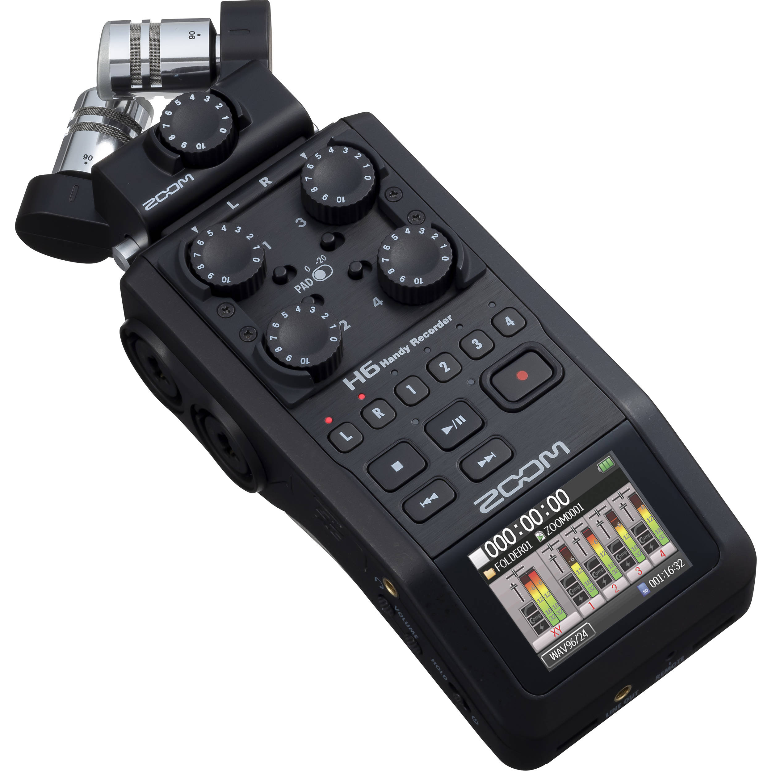 ZOOM H6 줌 핸디 레코더 멀티트랙 보이스레코더 휴대용 녹음기 - 상세 이미지 2