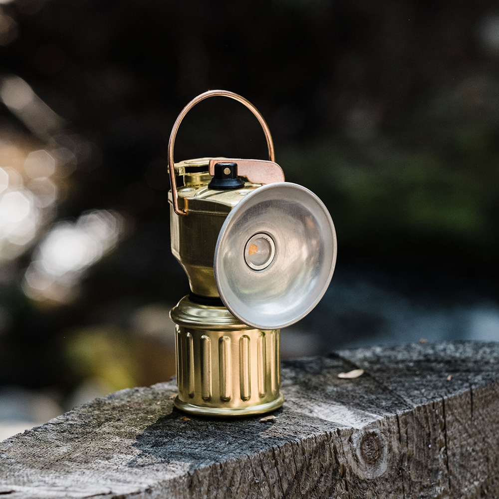 베어본즈 마이너스 광부 랜턴 감성 캠핑 LED 조명 황동 라이트