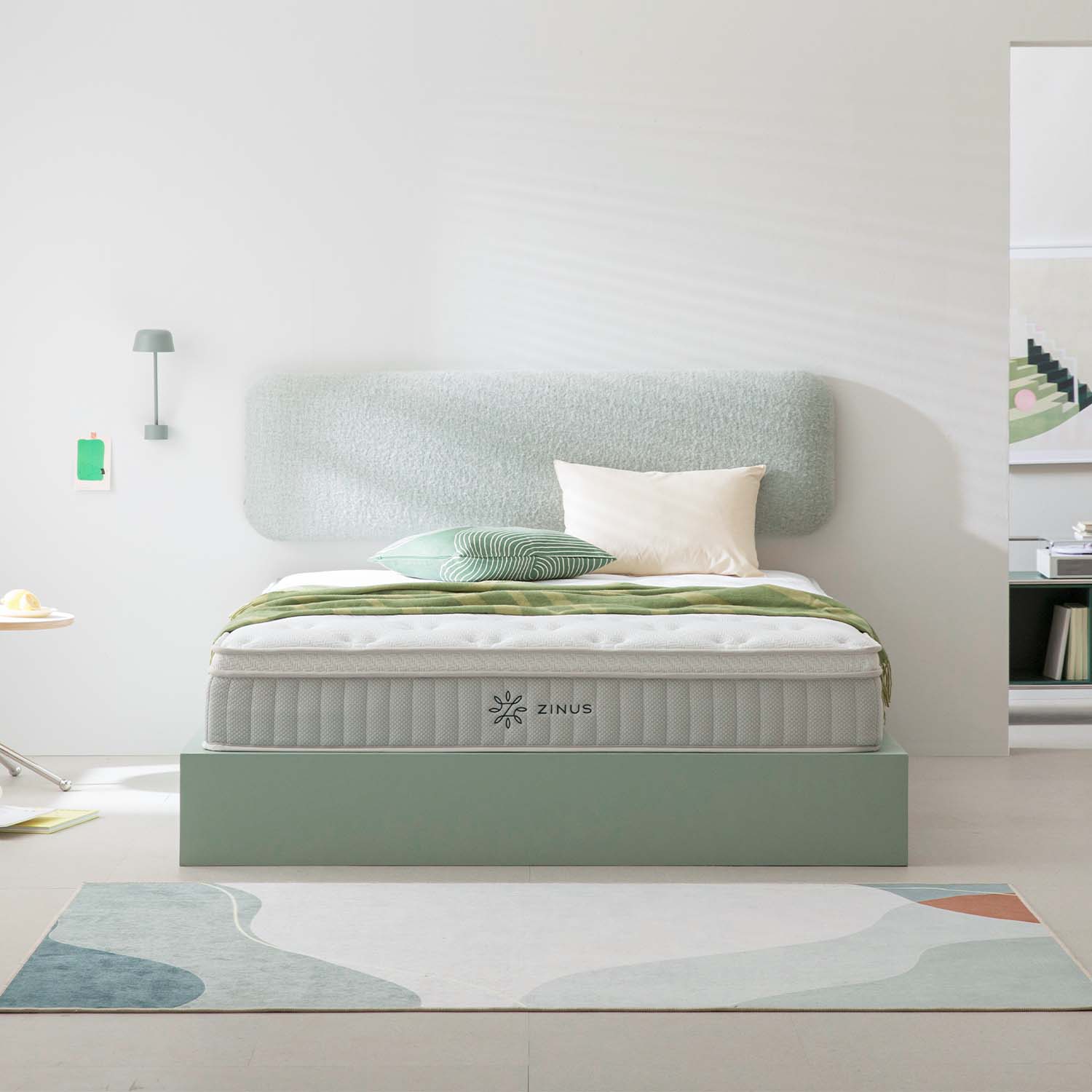 지누스 그린티 럭스S 스프링 매트리스 (25cm/퀸)