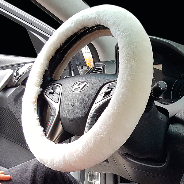 호주산 천연양모 핸들커버 순양모 양털