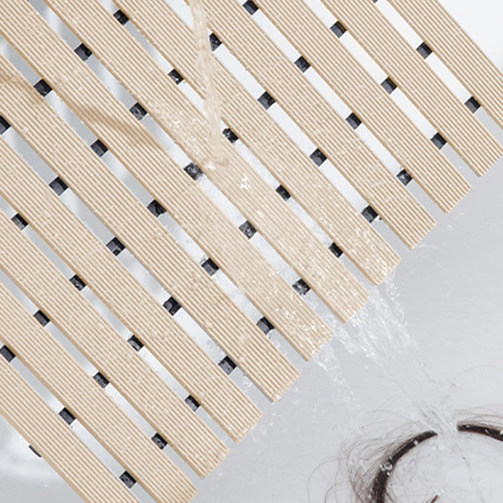 [단독] 무타공마켓 고급 미끄럼방지매트 TPE 소형 화장실 바닥 패드 욕실매트