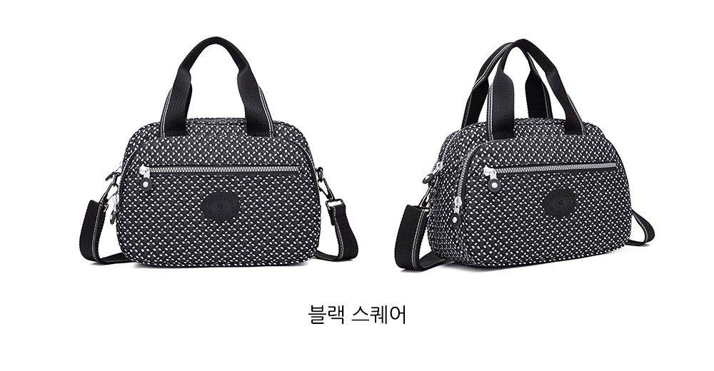 가벼운 패턴 캐주얼 토트 크로스백 직장 여성 출근 핸드백 엄마 가방선물 미들 손잡이 가방 - 상세 이미지 4