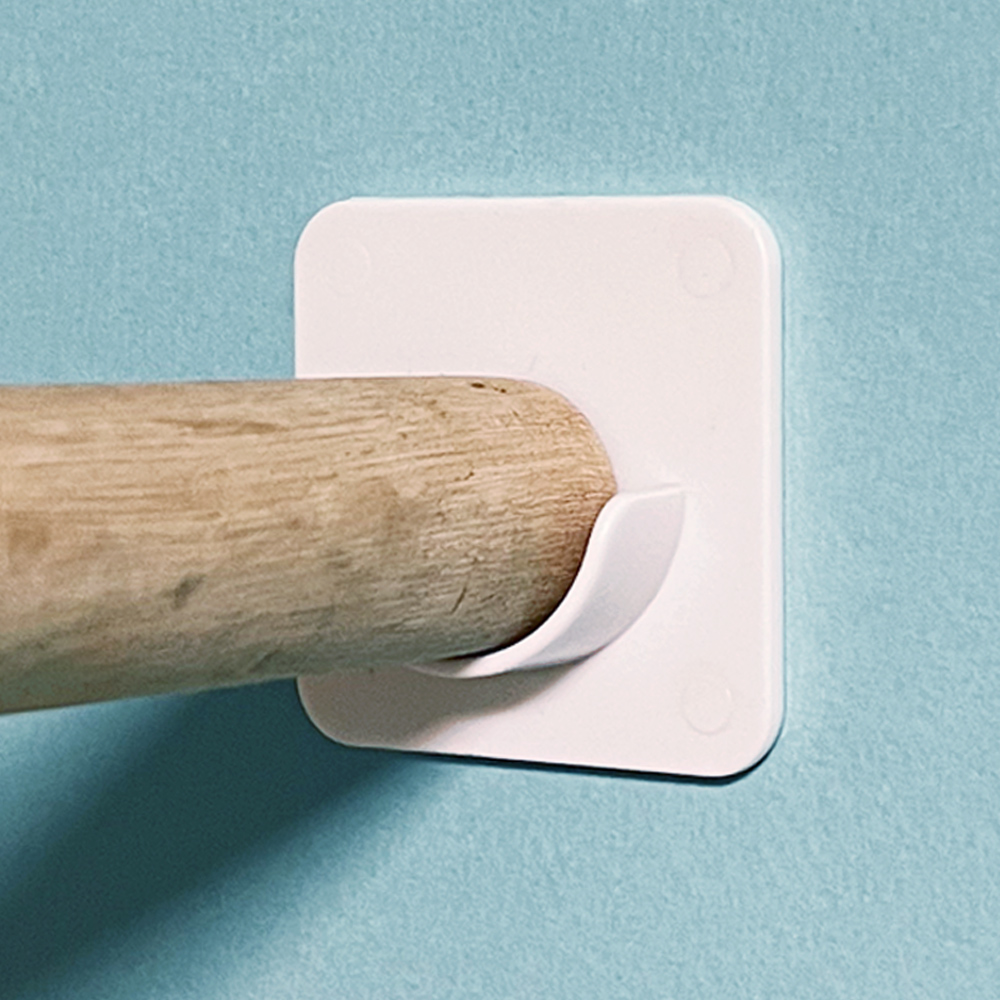 무타공 압축봉 커튼봉 고정 홀더 브라켓 2p