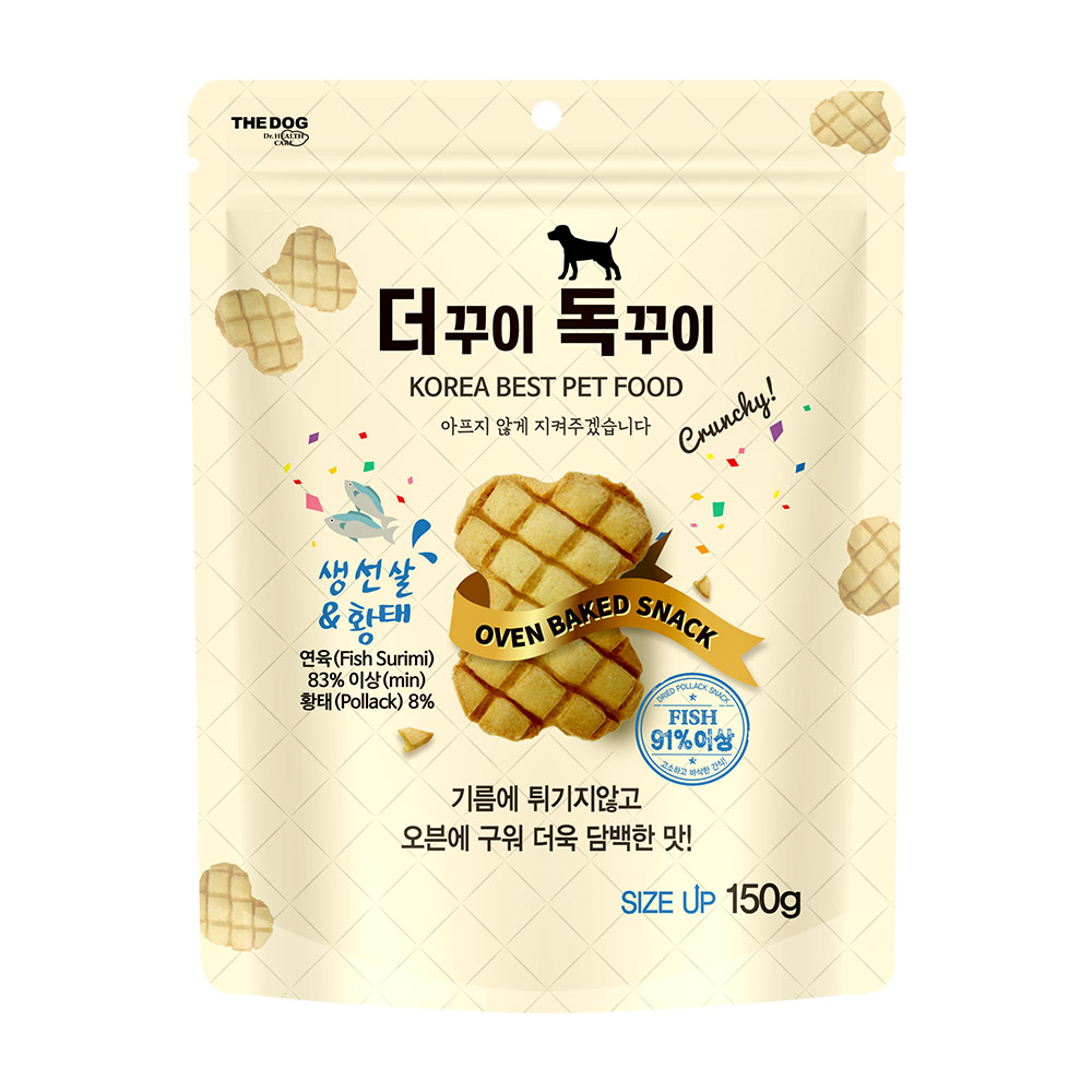 더독 더꾸이 독꾸이 황태, 150g, 1개 - 메인 이미지