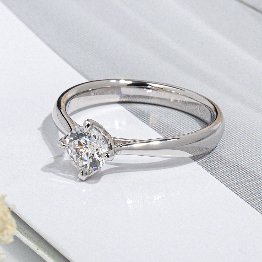 5부 천연 다이아 반지 GIA 모아나 4발 프로포즈 여자 친구 예물 기념일 선물 여자 - 상세 이미지 3