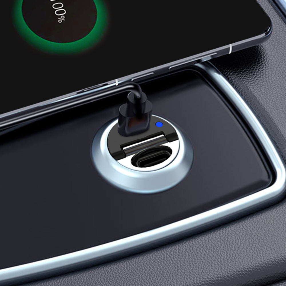 차량용 충전기 45W USB C타입 소켓 미니매립형 고속충전기 시거잭 이미지 6