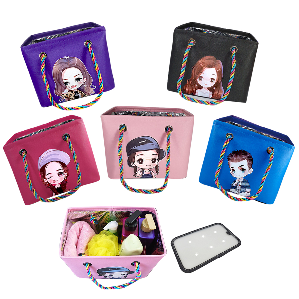 뷰레이터닷컴 스타일링 물빠지는 목욕가방 스파백 목욕탕 사우나 가방 받침대포함