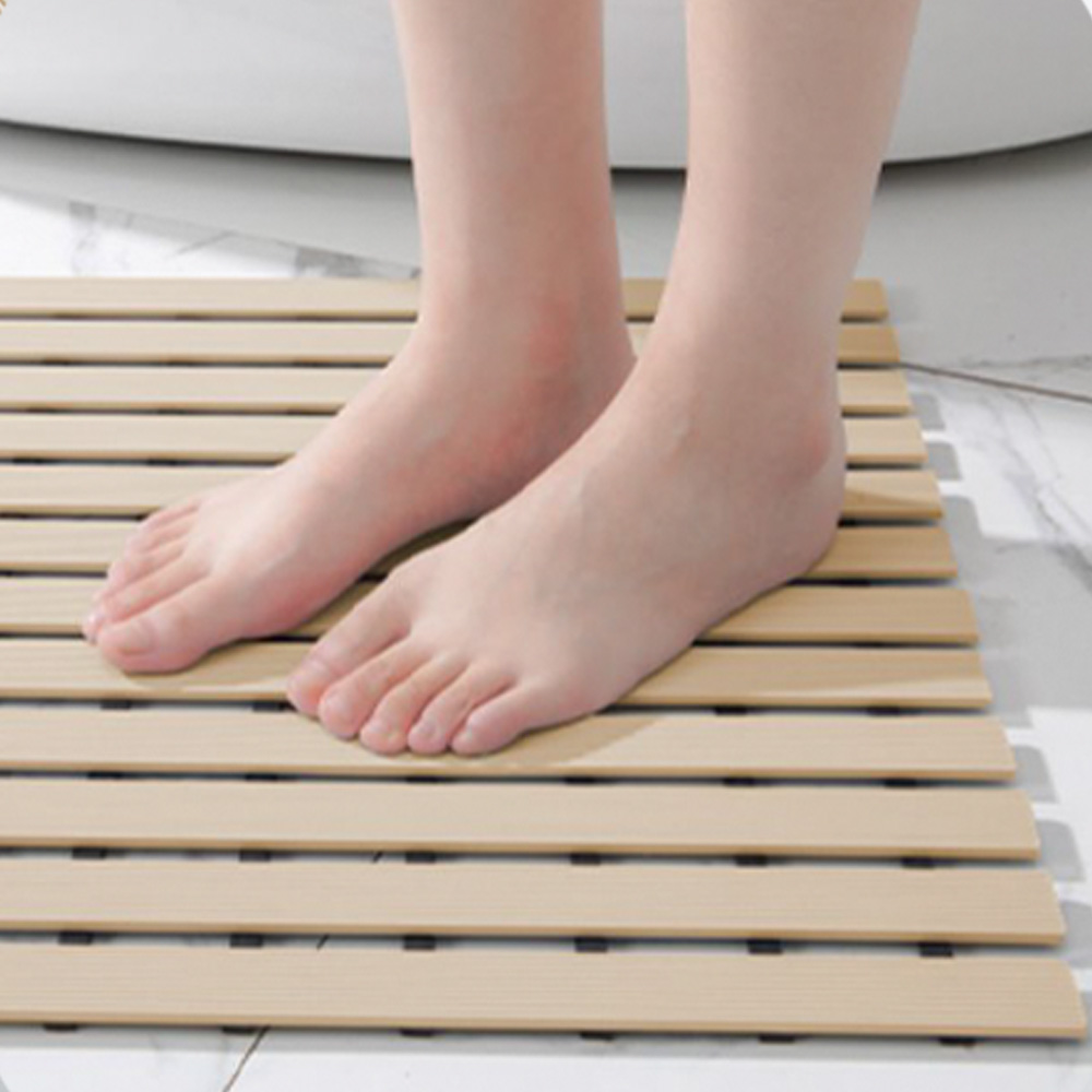 [단독] 무타공마켓 고급 미끄럼방지매트 TPE 소형 화장실 바닥 패드 욕실매트