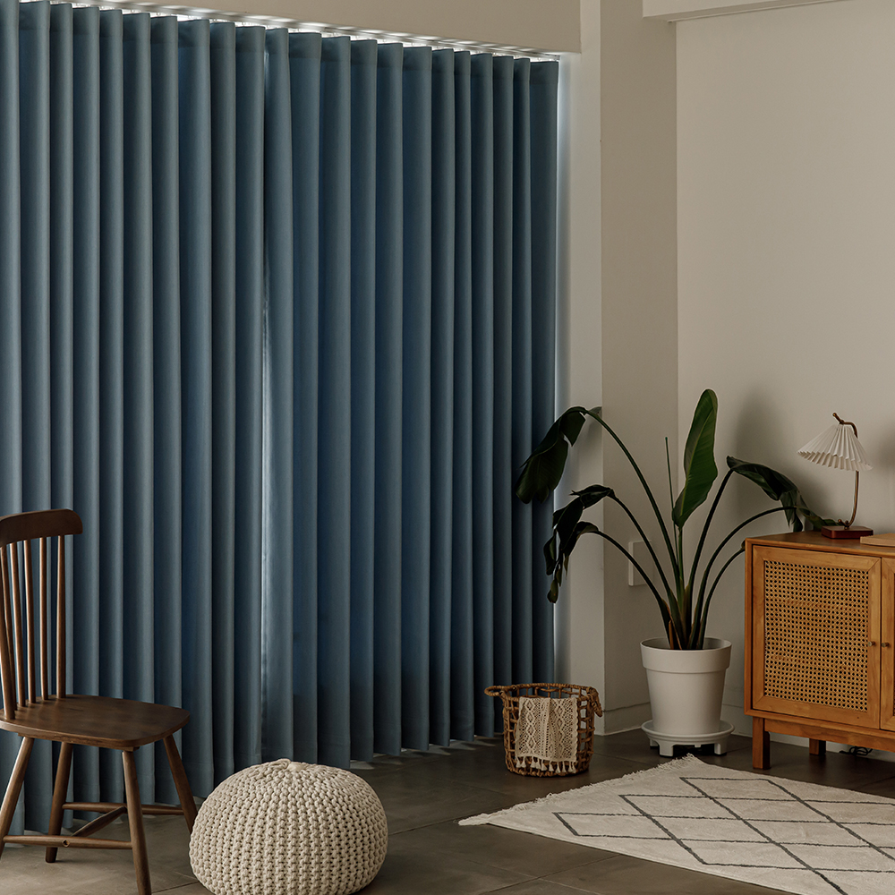 소르르 데일리 형상기억 암막커튼 겨울 거실 방풍 맞춤제작 민자형 안방 반창 170