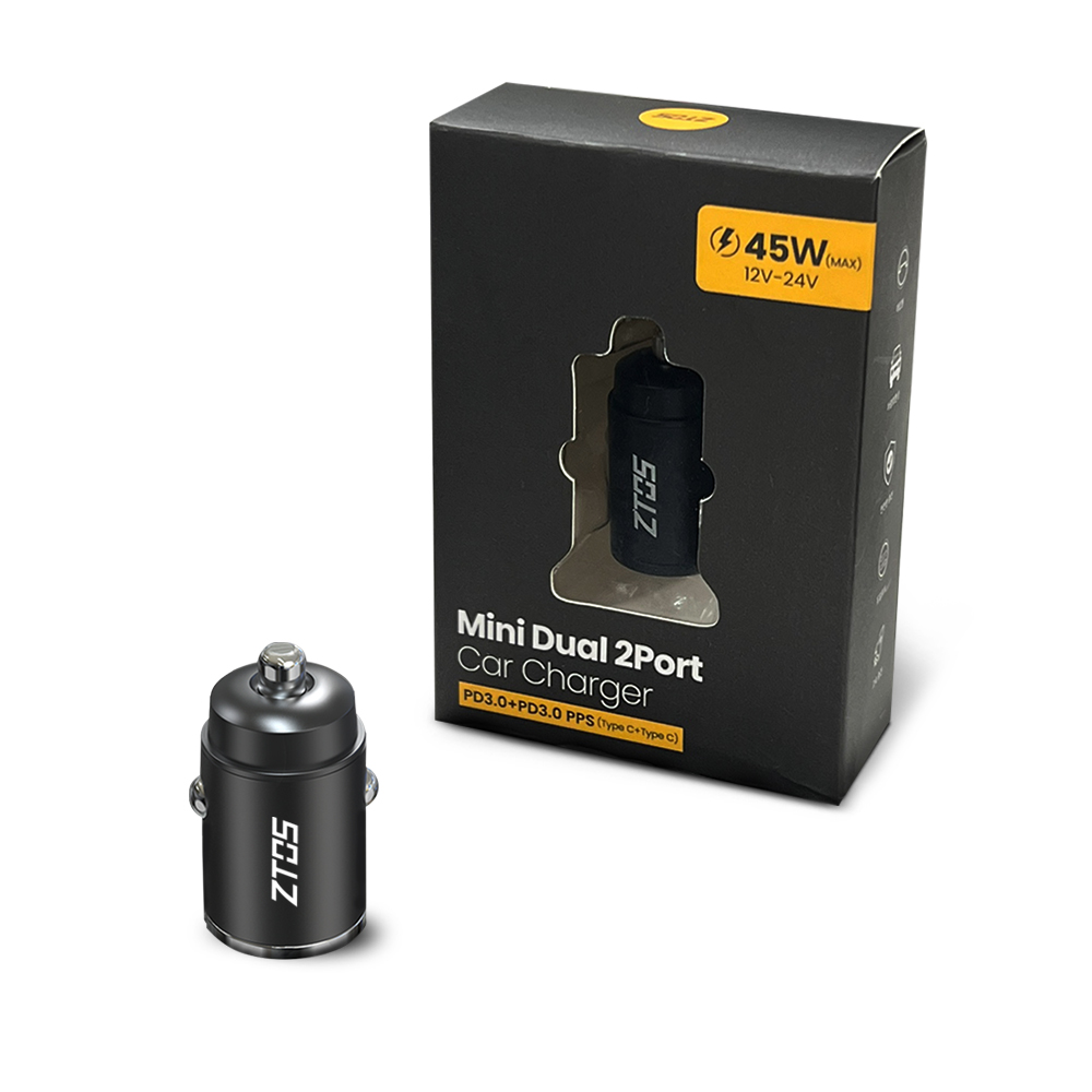 차량용 충전기 45W USB C타입 소켓 미니매립형 고속충전기 시거잭 - 상세 이미지 4