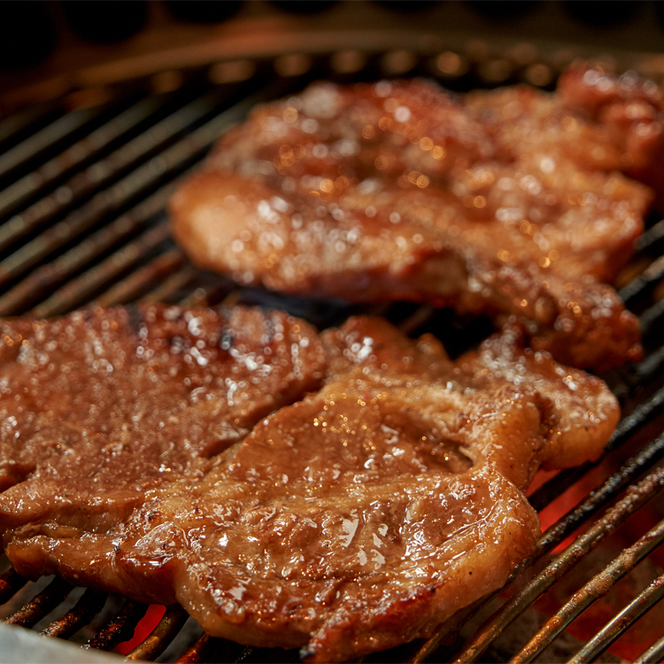 [조박집] 마포 돼지갈비 맛집 100% 국내산 냉장 돼지 수제갈비 양념목살 600g+동치미 set - 상세 이미지 3
