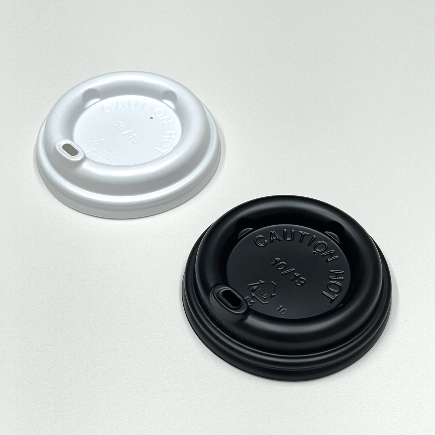 테이크아웃컵뚜껑 10/13 종이컵뚜껑 튜브형리드 100개