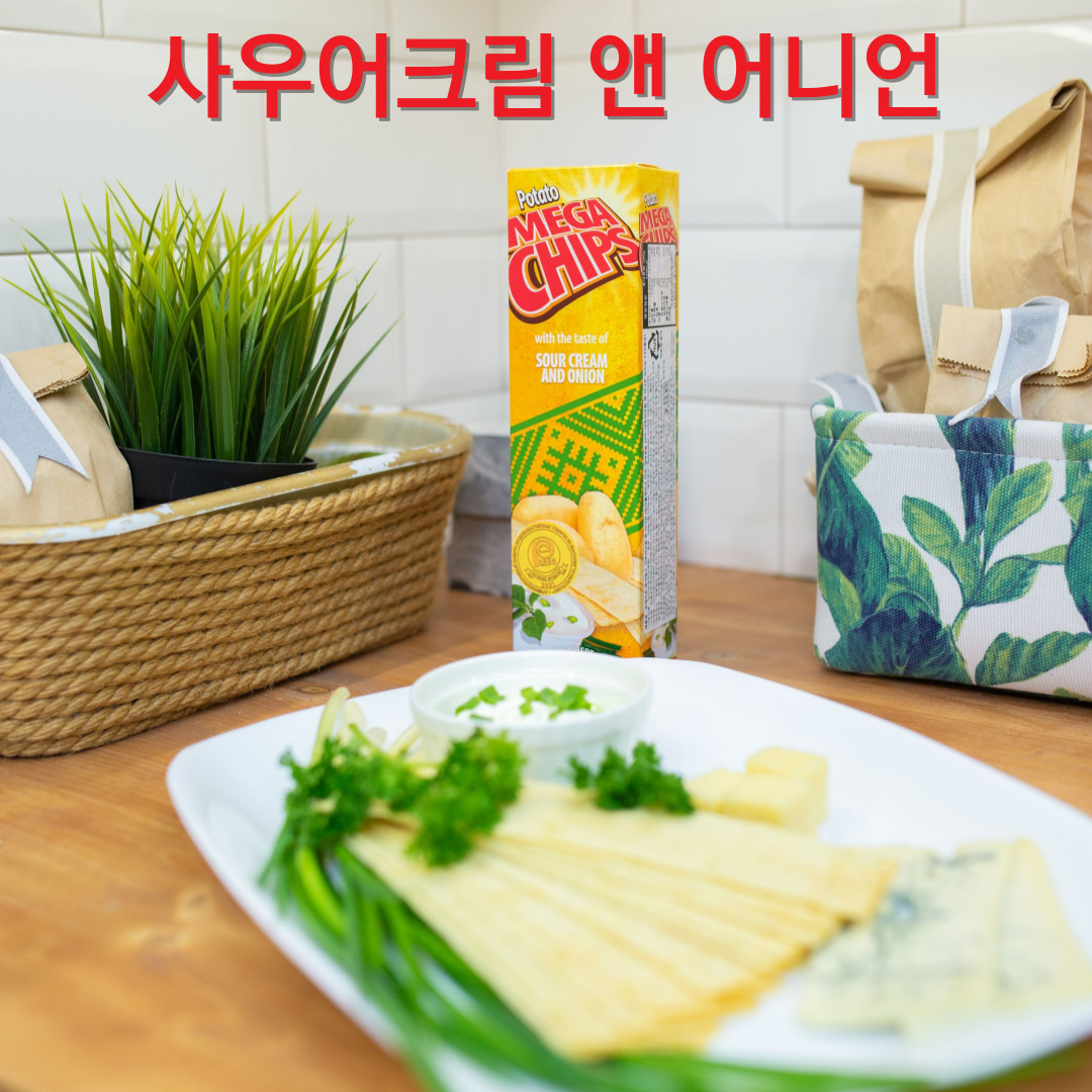 감자칩 포테이토칩 포테이토 메가칩스 사우어크림 앤 치즈 100g - 상세 이미지 4