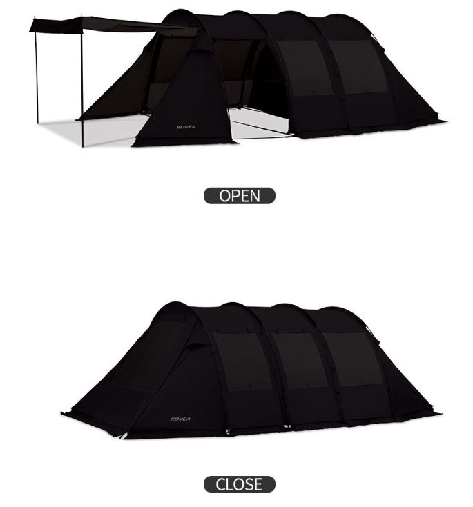 코베아 몬스터 카키 텐트 풀세트 터널형