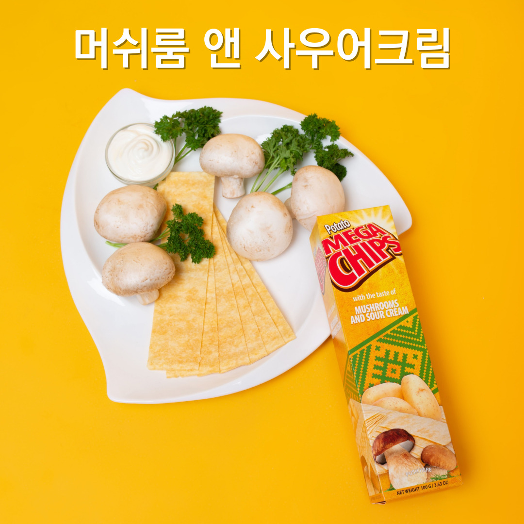 감자칩 포테이토칩 포테이토 메가칩스 사우어크림 앤 치즈 100g - 상세 이미지 5