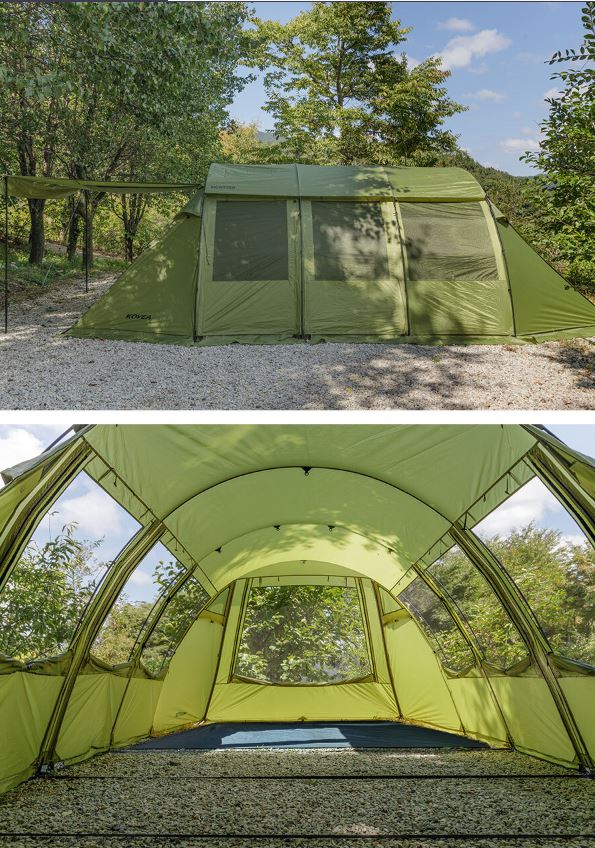 코베아 몬스터 카키 텐트 풀세트 터널형