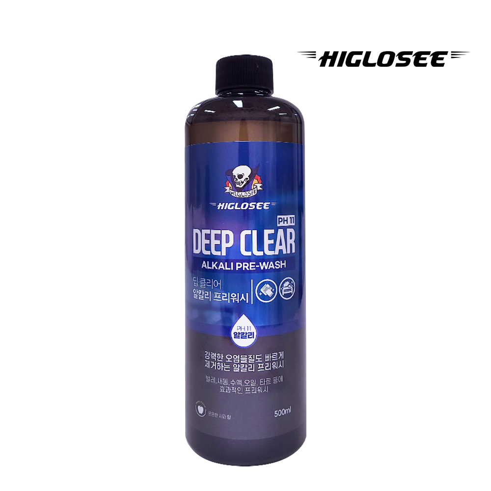 하이글로씨 딥 클리어 알칼리 프리워시 500ML 새똥 송진 벌레 제거 희석형 APC 1개 - 상품 이미지