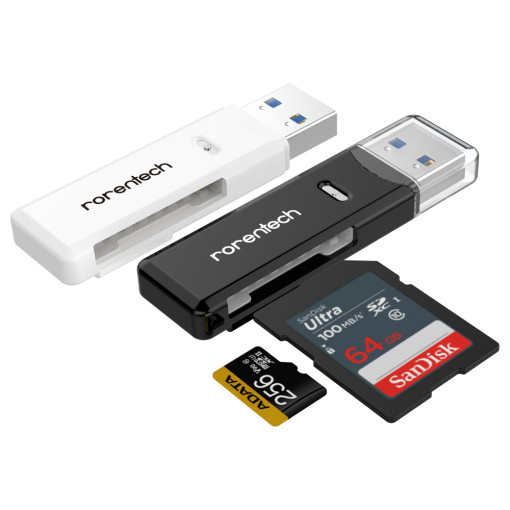 노클 블랙박스 SD카드 멀티 카드 리더기 USB3.0 (화이트) : NOCL
