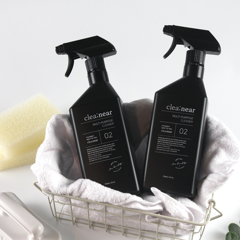 클리니어 초강력 기름때 제거제 오븐 크리너 인덕션 클리너 다용도 세정제 750ml - 상세 이미지 4