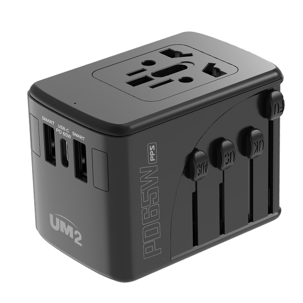 여행용 멀티 어댑터 고속 USB C타입 PD충전기 해외 배낭여행 필수 초고속 멀티충전기 : UM2 COBY