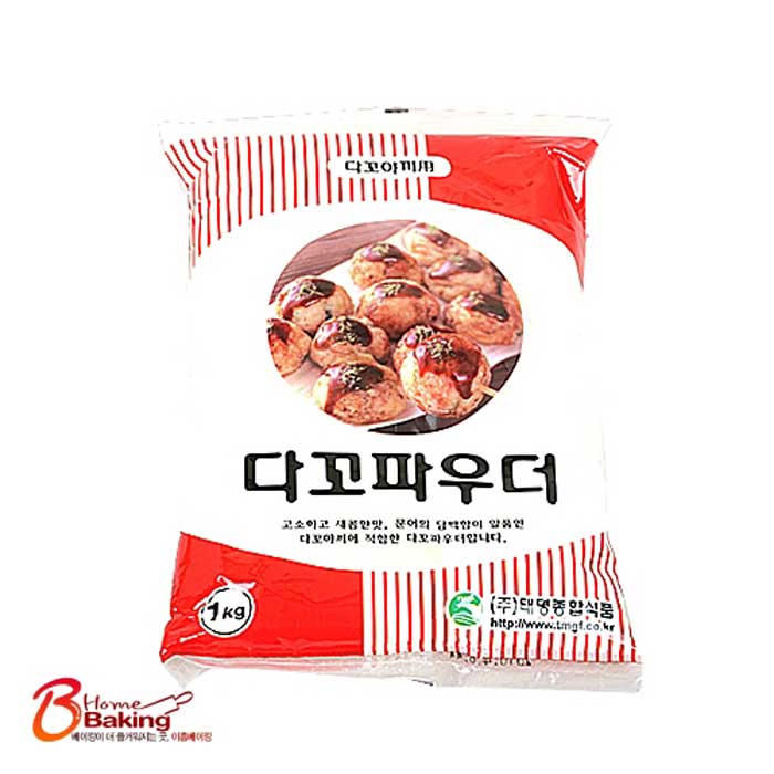 타코야끼 파우더 1kg 타코야키믹스 다코야끼 만들기 반죽 재료 - 상품 이미지