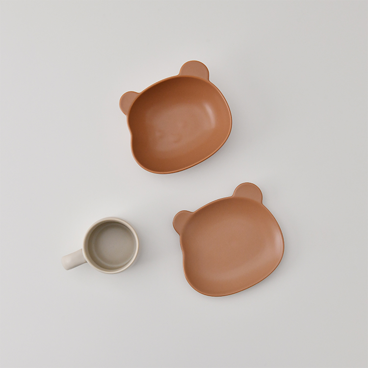 에라토 벌룬테디 홈카페 머그 플레이팅 접시 볼 2인 6P 선물세트