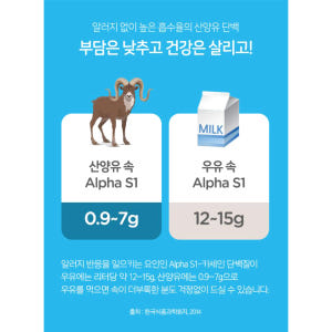 고함량 산양유 300g 유산양 단백질가루 베타카제인 퀄리고트 영양보충 샐... 맛있게 먹은 솔직 후기 - 상품 이미지 4