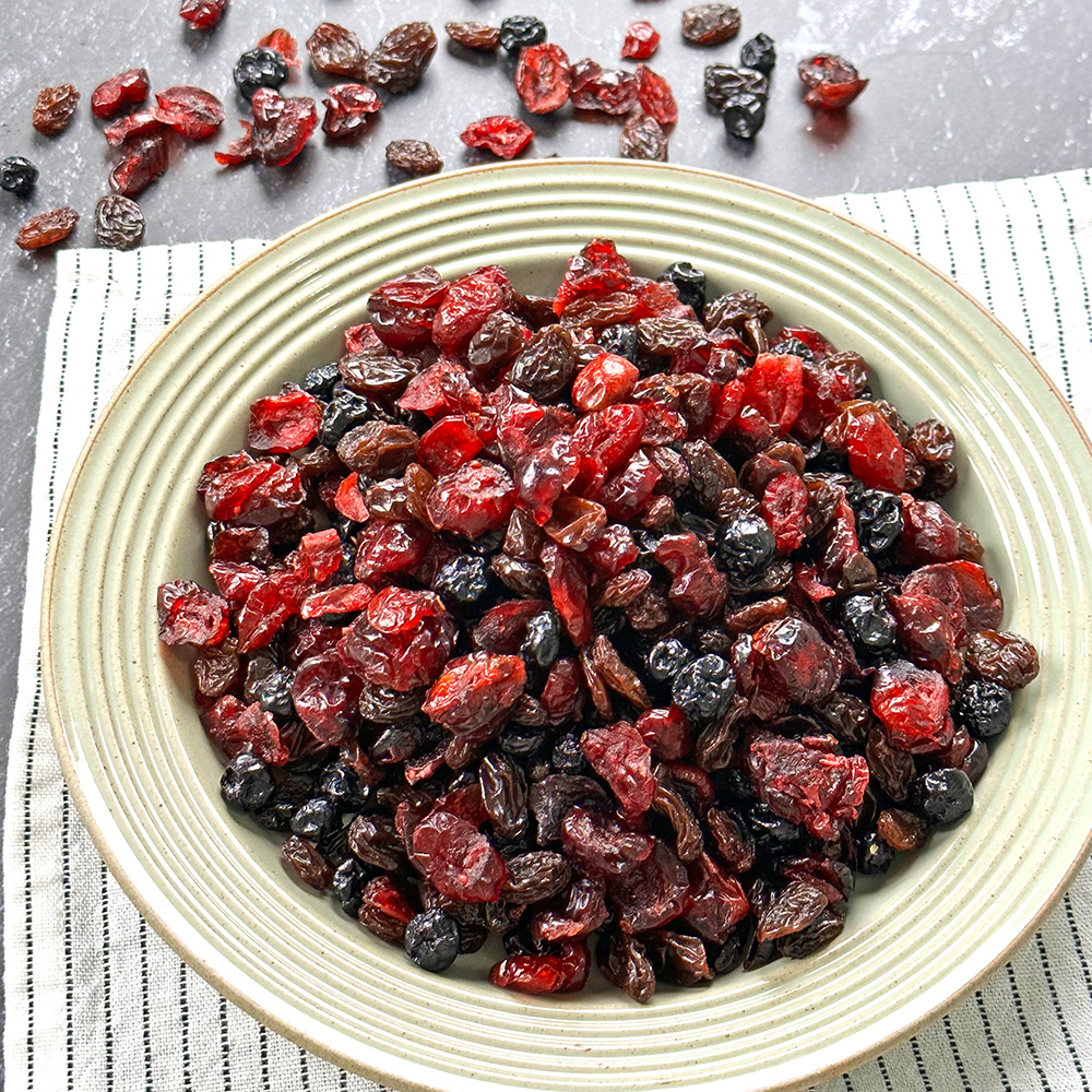 건조 믹스베리 3종 300g+300g 건과일 안주 남녀노소 간식 토핑 디저트 - 상품 이미지