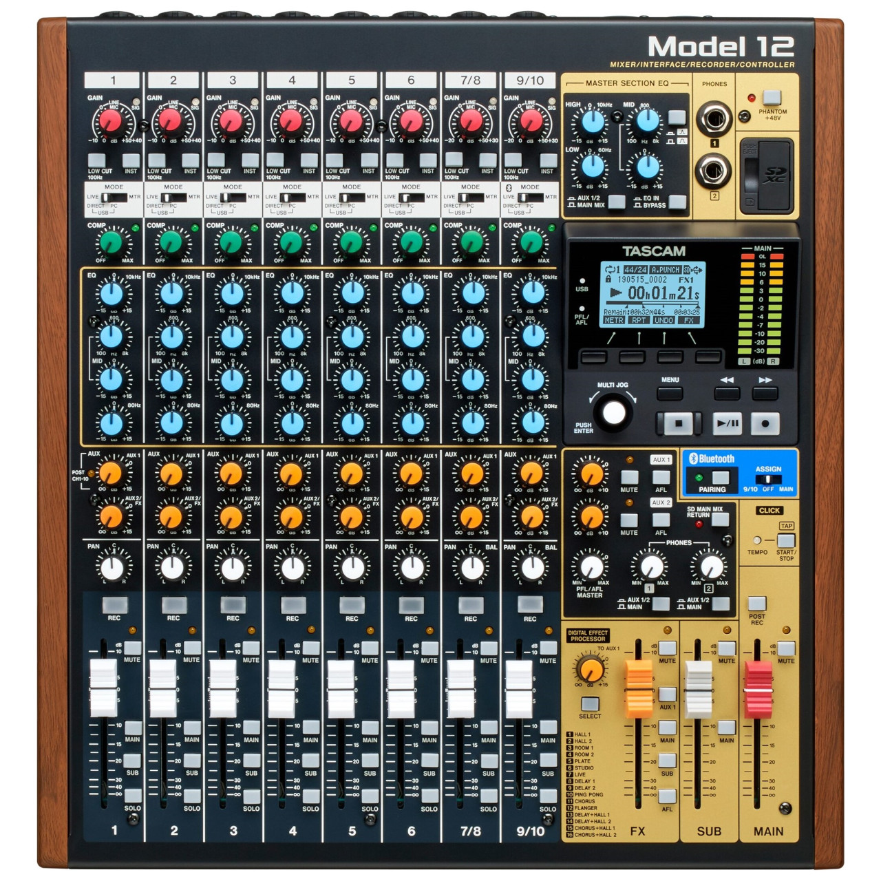TASCAM Model 12 타스캠 오디오 믹서 방송용 - 상세 이미지 2