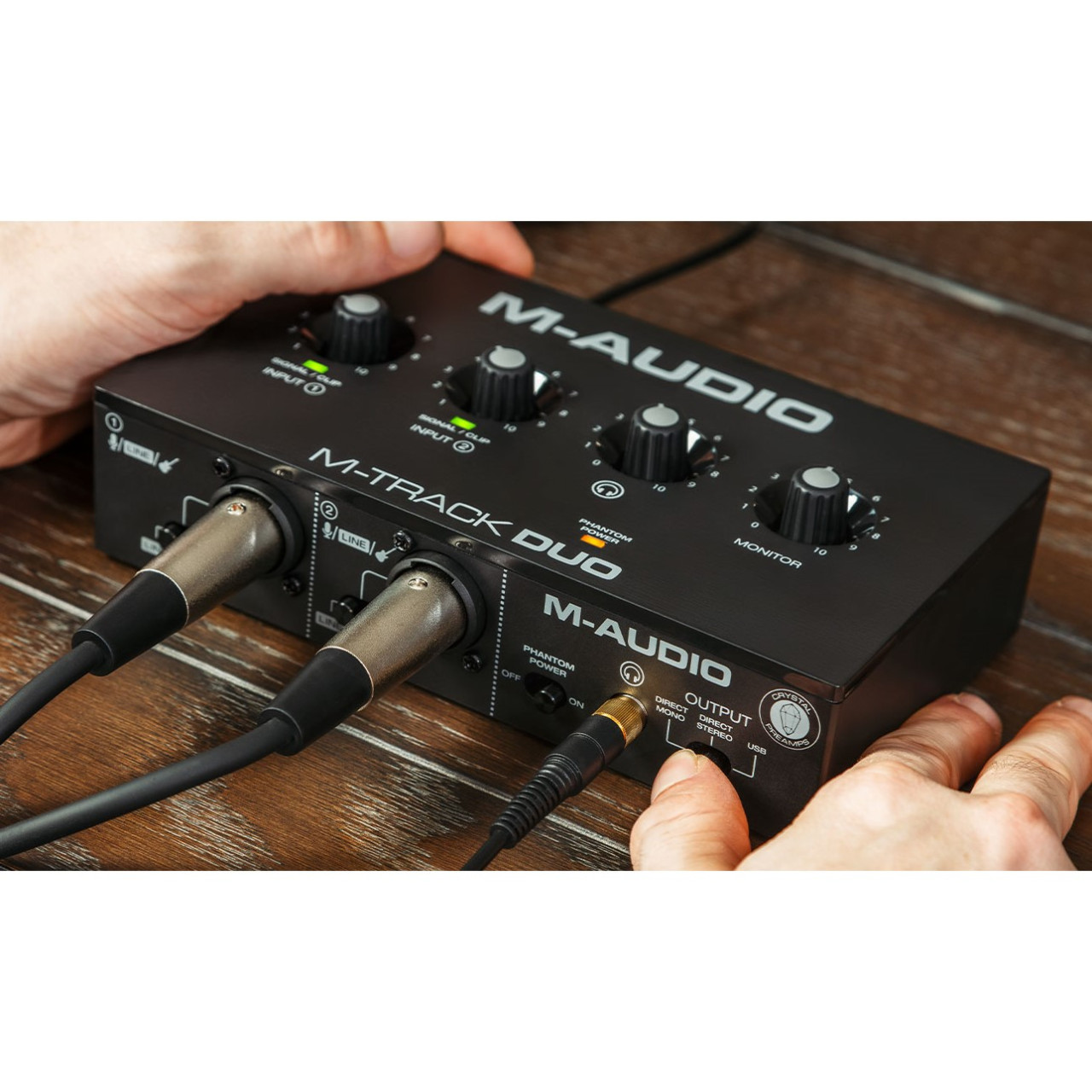 M-Audio 엠오디오 MTrack Duo USB 엠트랙 오디오 인터페이스 홈레코딩 - 상세 이미지 4