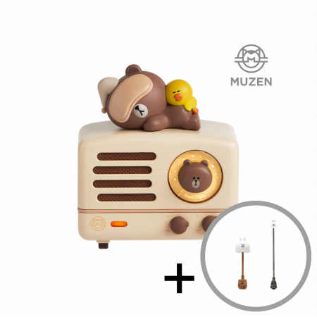 MUZEN OTR메탈 라인프렌즈 뮤젠 FM라디오 스피커 - 상품 이미지