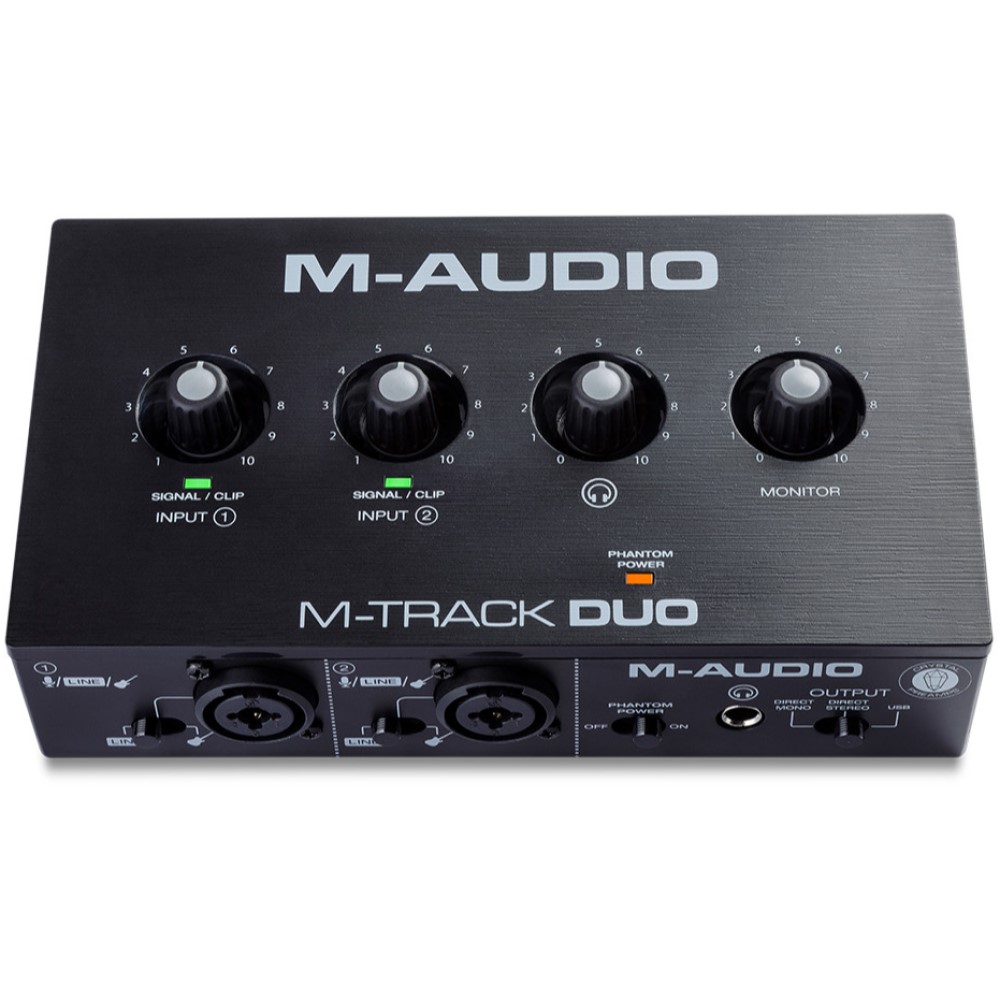 M-Audio 엠오디오 MTrack Duo USB 엠트랙 오디오 인터페이스 홈레코딩
