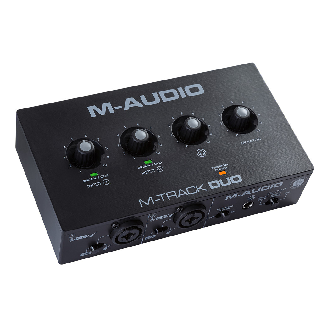 M-Audio 엠오디오 MTrack Duo USB 엠트랙 오디오 인터페이스 홈레코딩 - 상세 이미지 5