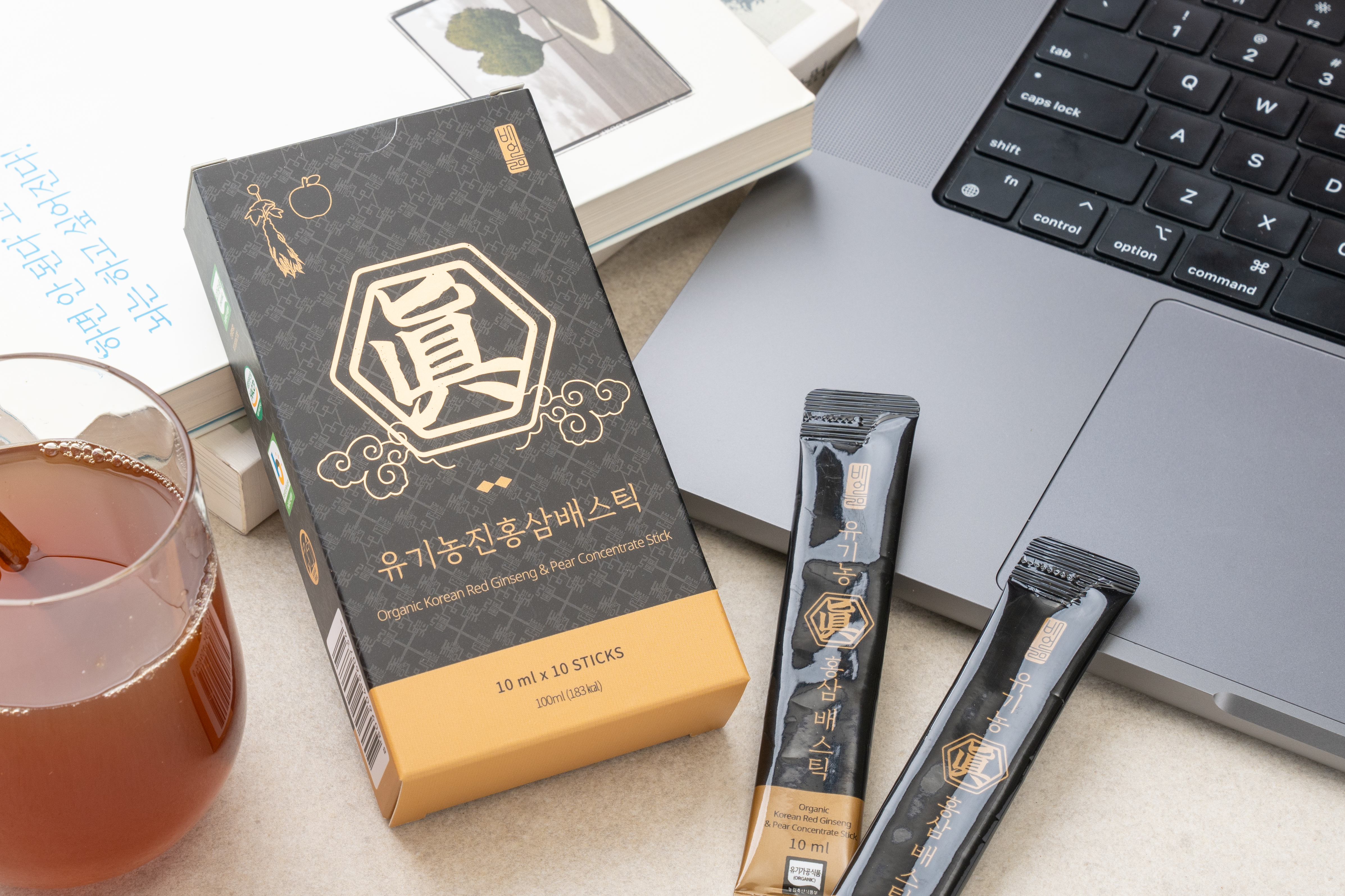 [배어듦] 유기농 진홍삼배 (10ml x 10포 x 3ea) - 상세 이미지 4