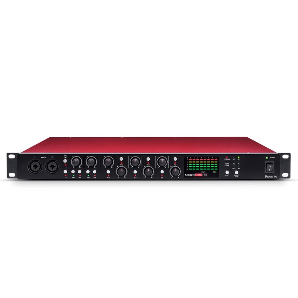 Focusrite Scarlett OctoPre 스칼렛 옥토프리 마이크 프리앰프 - 상세 이미지 3