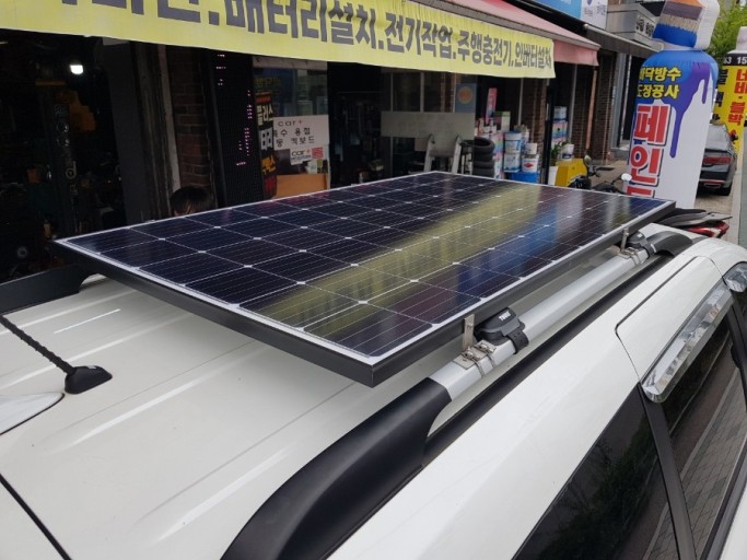 차량용 210W 태양광패널 솔라전지판 판넬모듈 태양전지 판매 - 상세 이미지 5